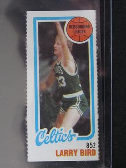 1980-81 TOPPS LARRY BIRD RC REBOUND LEADERS CELTICS