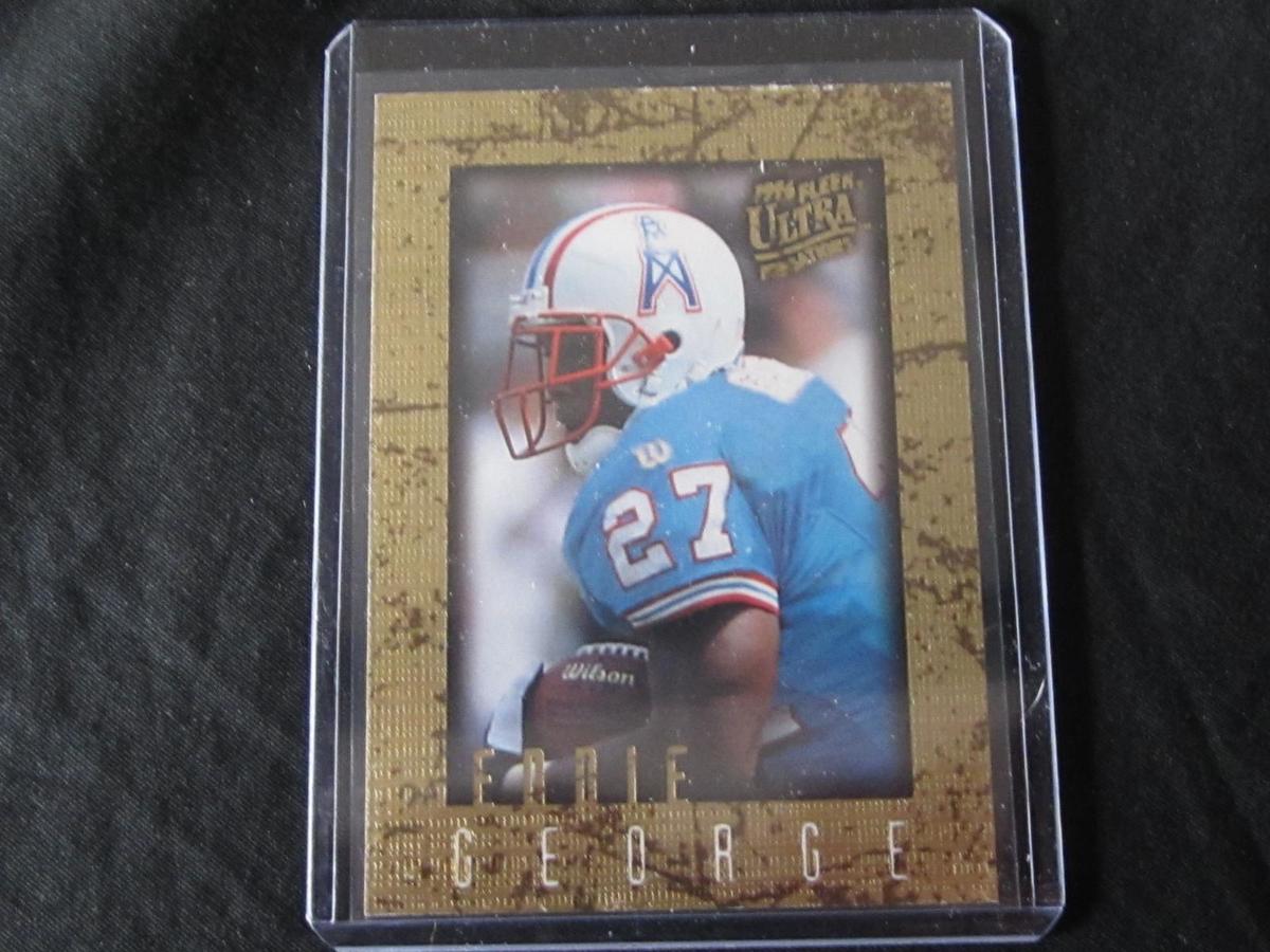 1996 FLEER ULTRA SENSATIONS EDDIE GEORGE RC OILERS