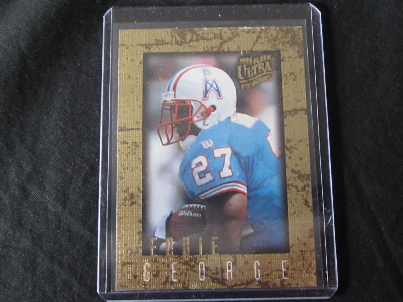 1996 FLEER ULTRA SENSATIONS EDDIE GEORGE RC OILERS