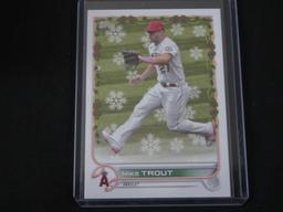 2022 TOPPS HOLIDAY MIKE TROUT ANGELS