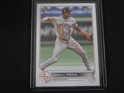 2022 TOPPS UPDATE JEREMY PENA RC ASTROS