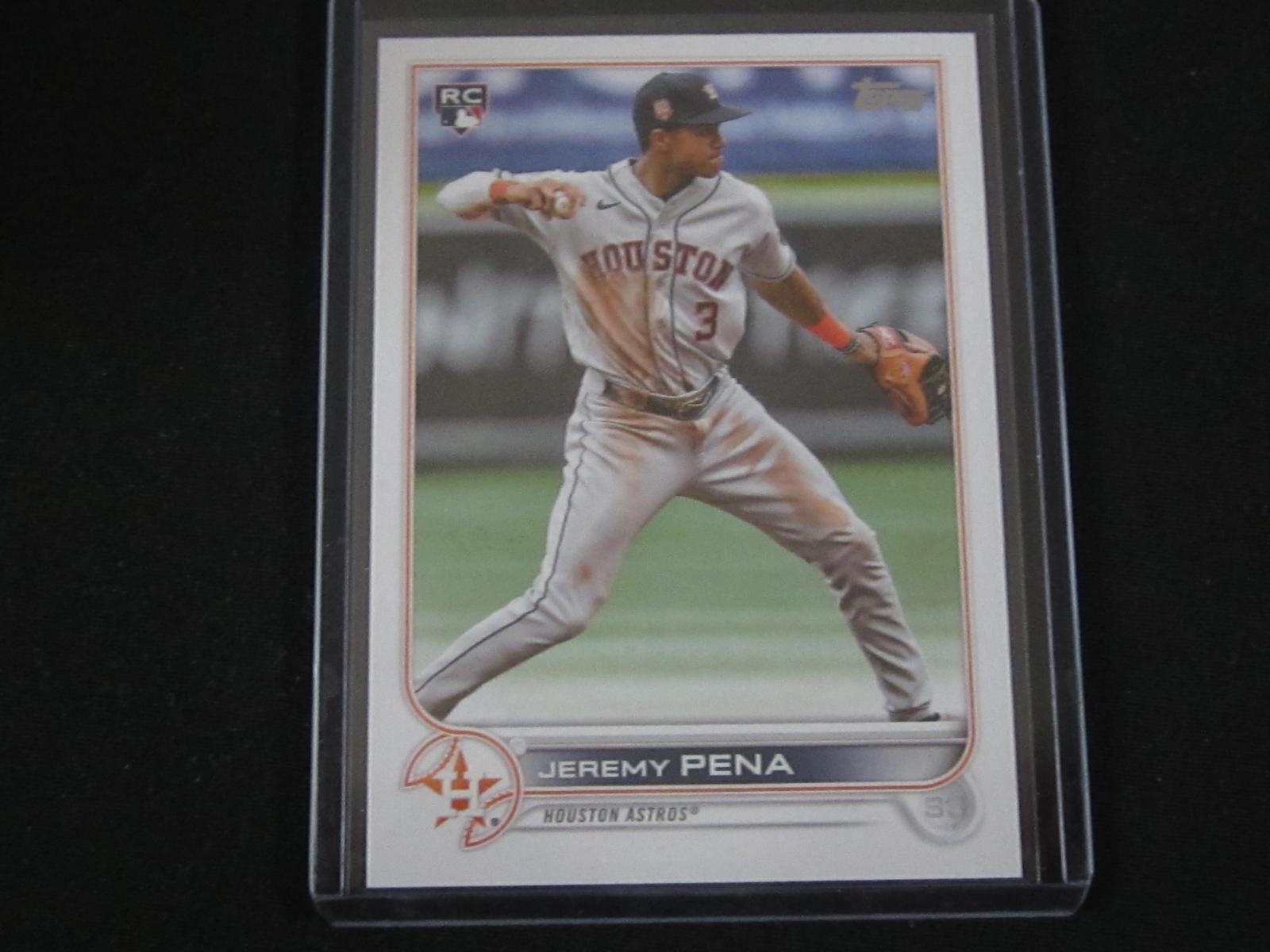 2022 TOPPS UPDATE JEREMY PENA RC ASTROS