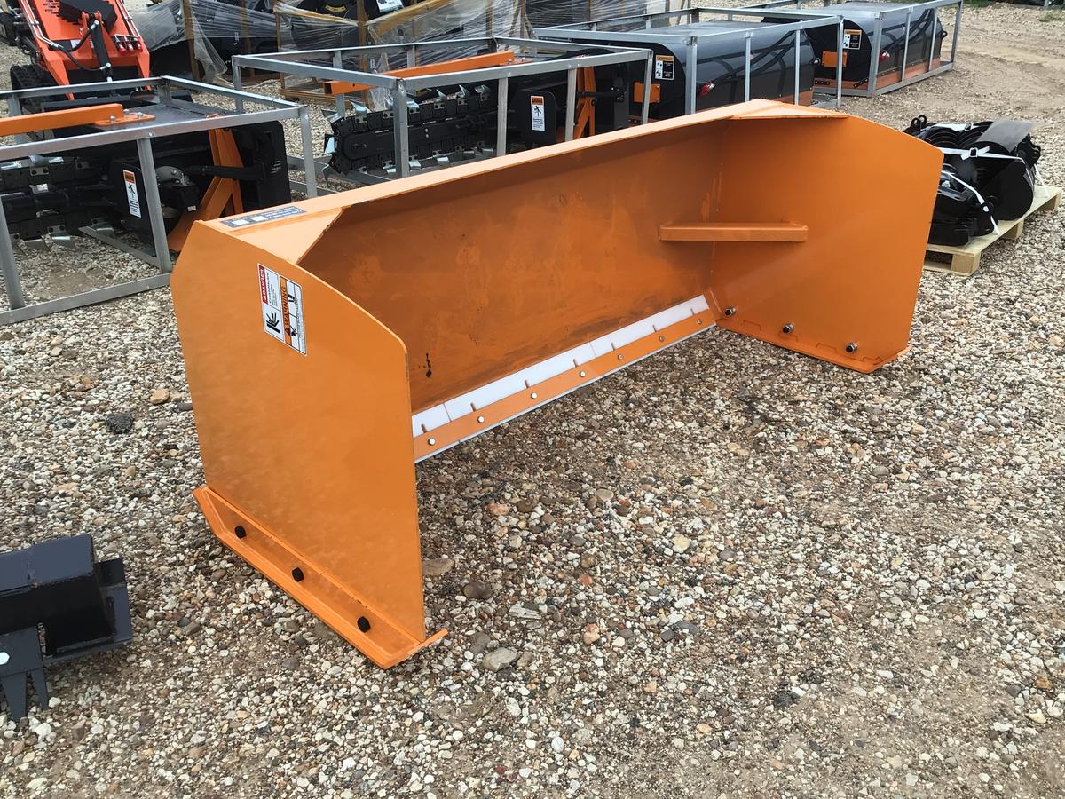 2024 Snowpusher Skid Steer Attachment