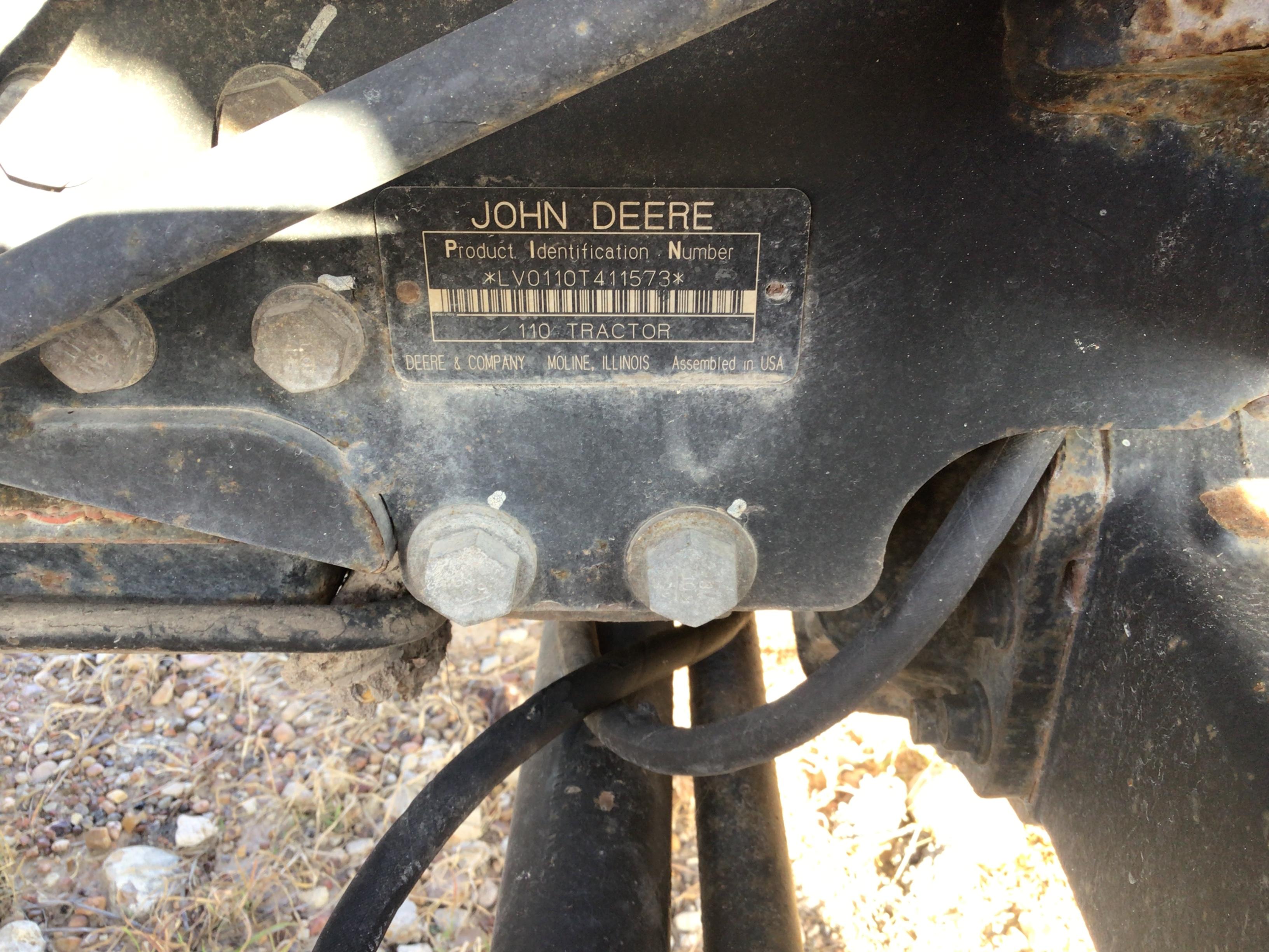 John Deere 110