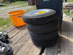 New 4.80-12 Tires 5-holes