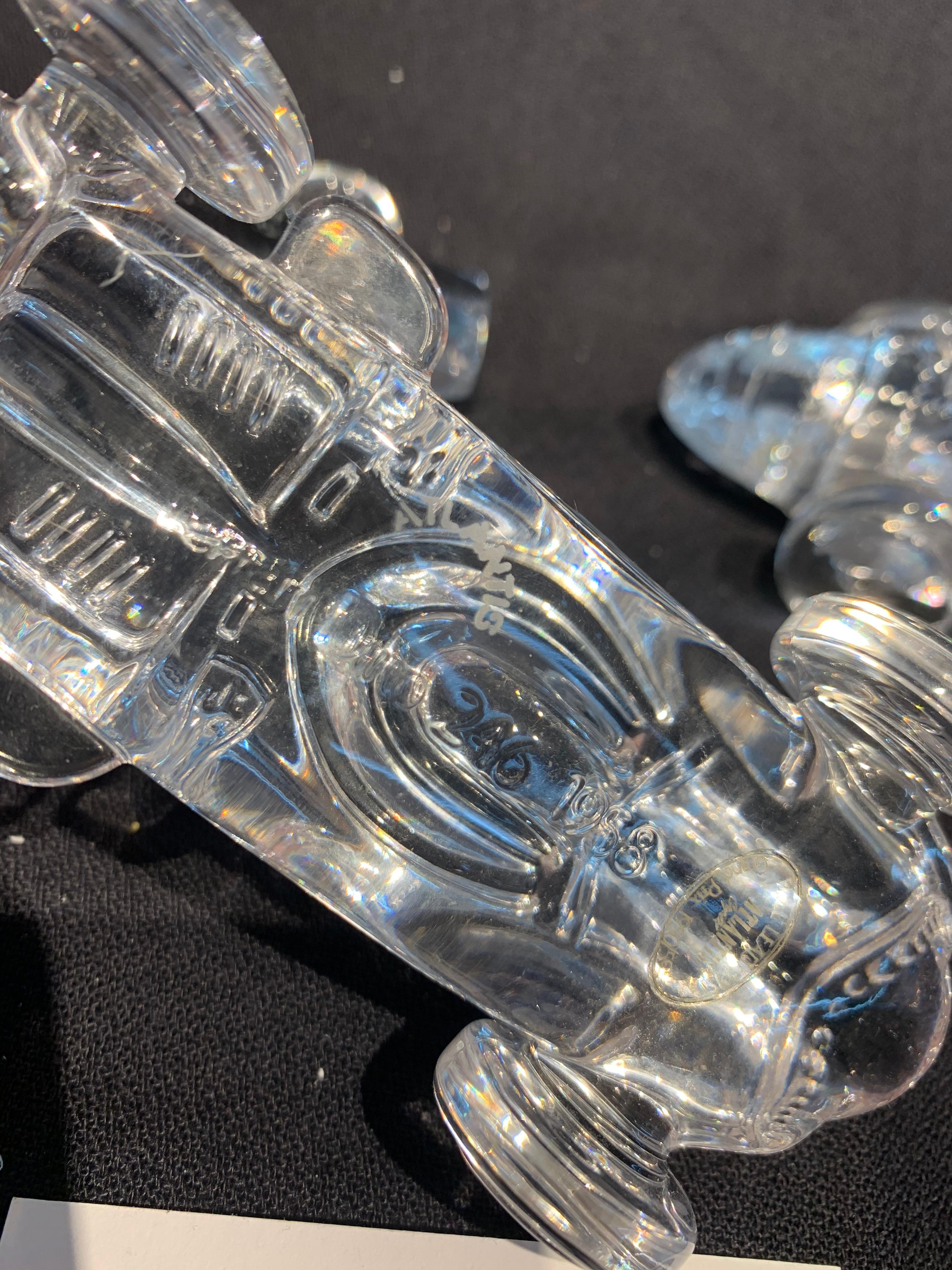 Group Of 3 Atlantis Clear Maserati250f 1956/57 Paperweights