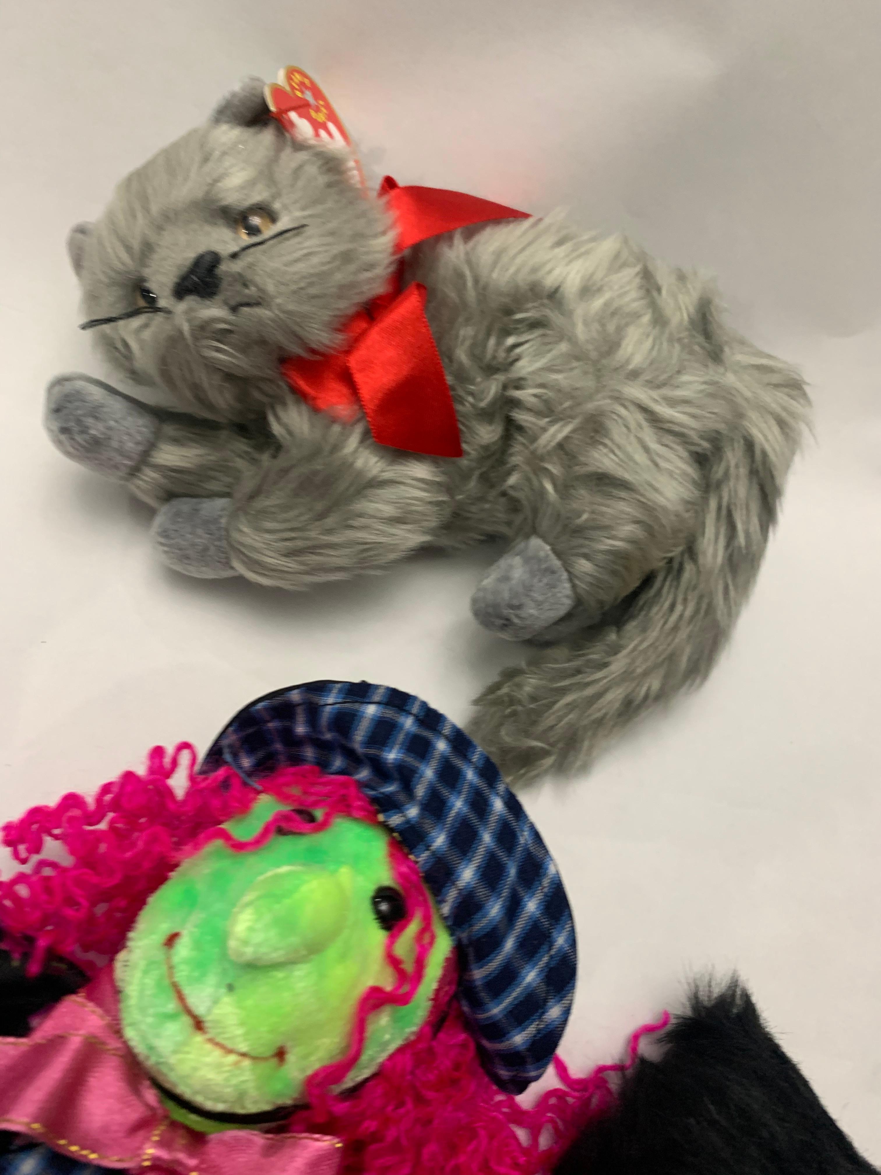 Five Beanie Babies Poofie, Scary, Beani, Bride And Groom
