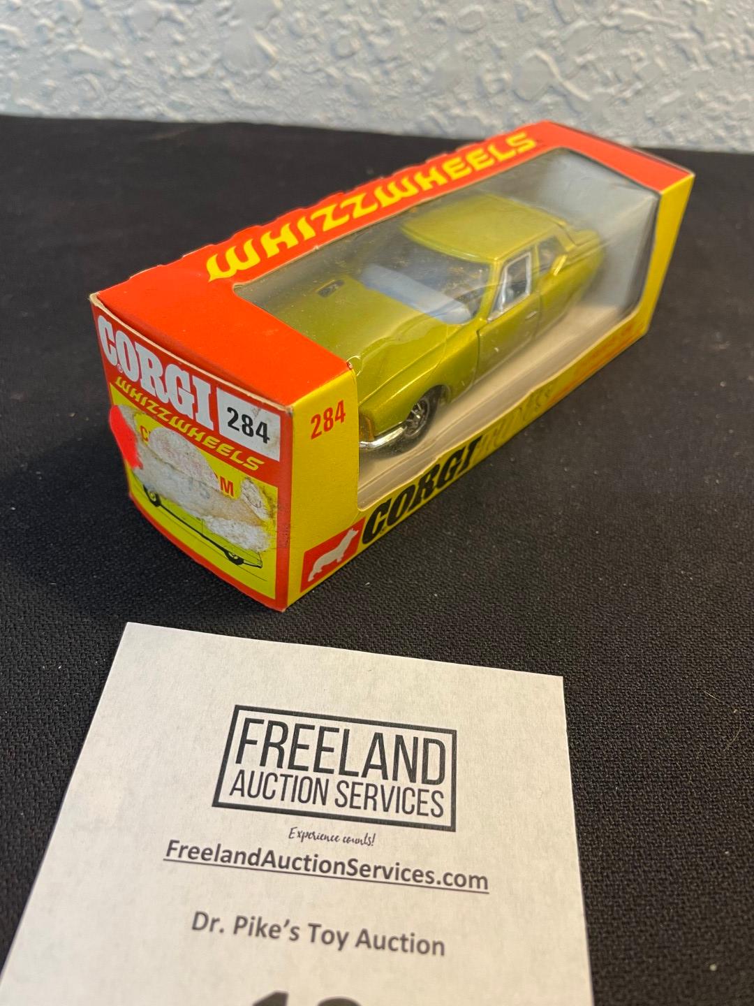 Corgi Toys YELLOW Citroen SM WHIZZWHEELS New In Package model 284