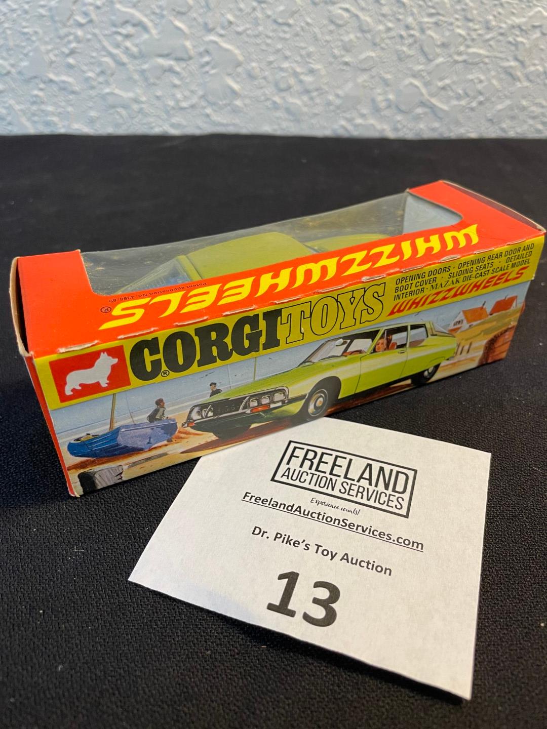 Corgi Toys YELLOW Citroen SM WHIZZWHEELS New In Package model 284