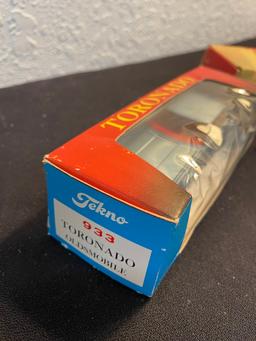 Pair of Toronado Oldsmobile TEKNO Die-Cast 933 in packages