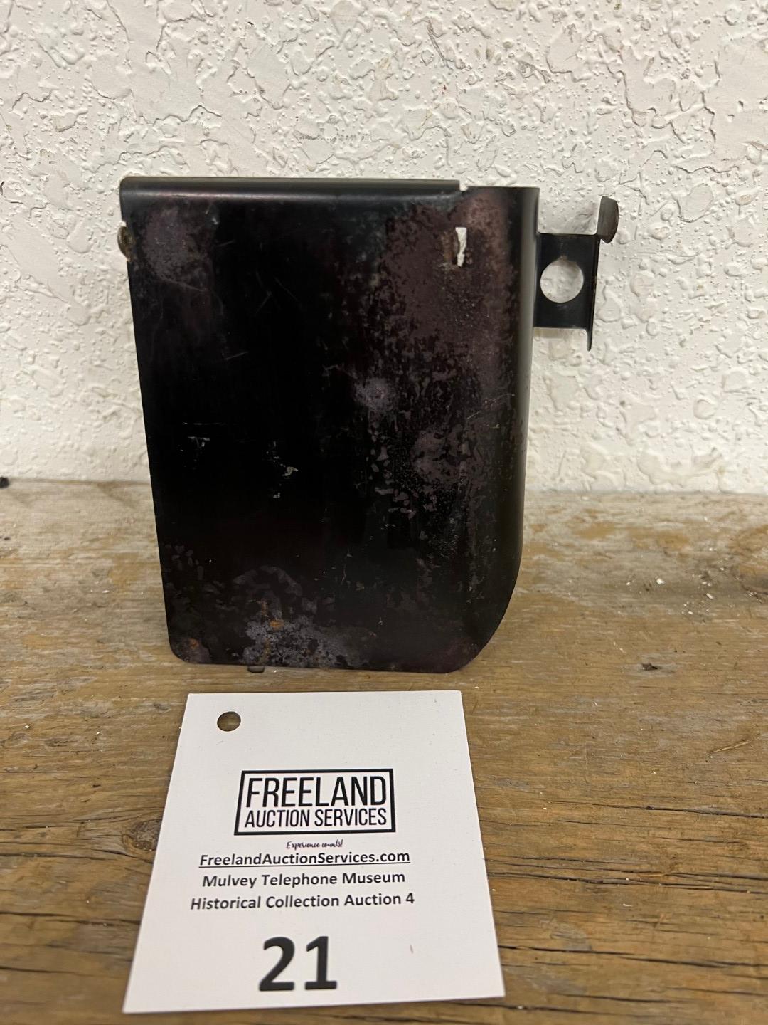 Studebaker Machine Co. Desk Telephone advertising attachment