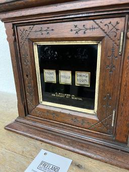 1880s Charles Williams, Jr. Annunciator 109 Court St BOSTON