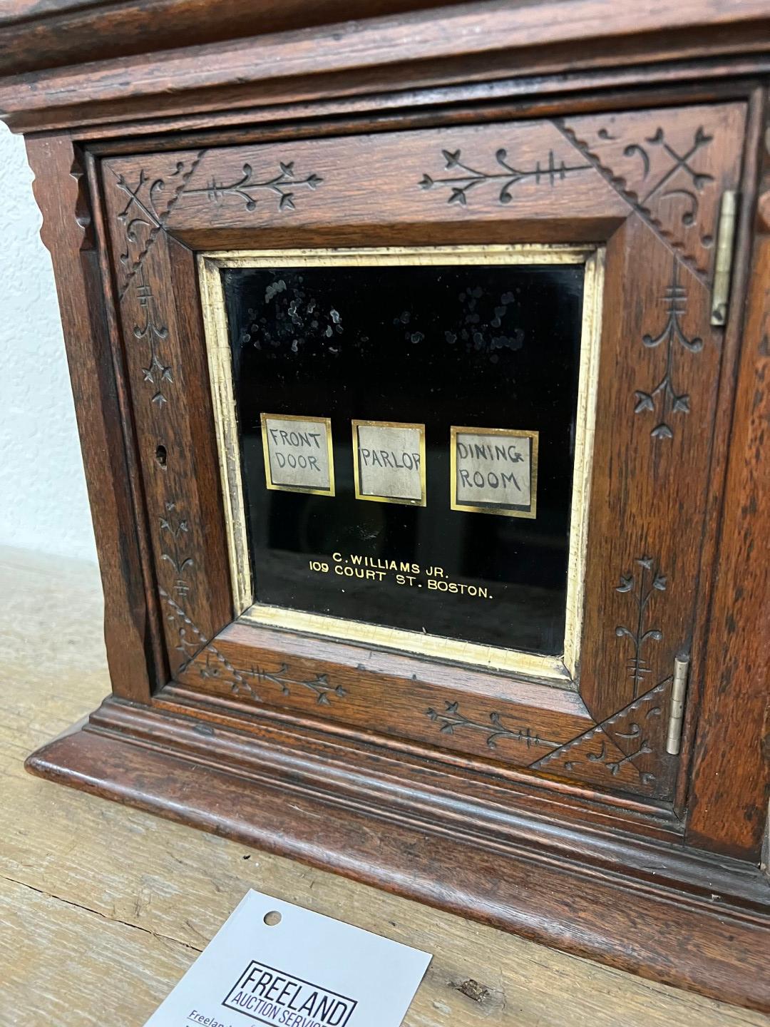 1880s Charles Williams, Jr. Annunciator 109 Court St BOSTON