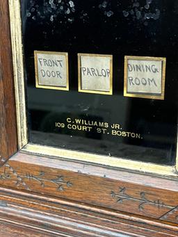 1880s Charles Williams, Jr. Annunciator 109 Court St BOSTON