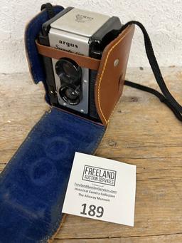 Argus Seventy-Five camera in case