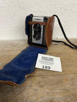 Argus Seventy-Five camera in case