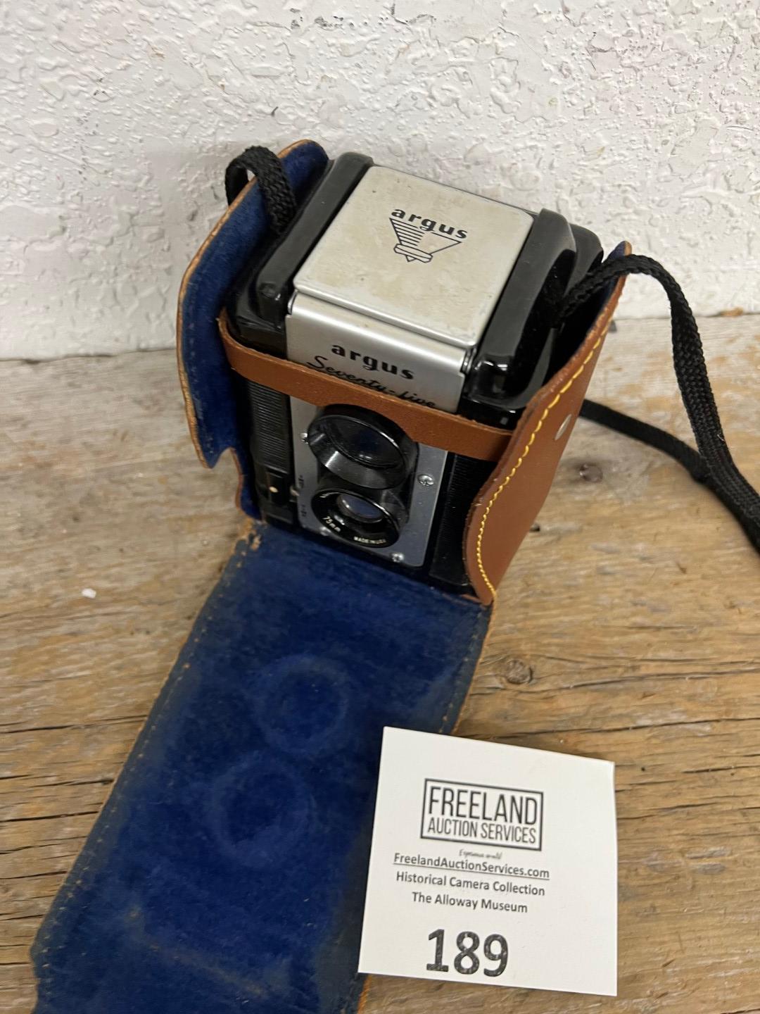 Argus Seventy-Five camera in case