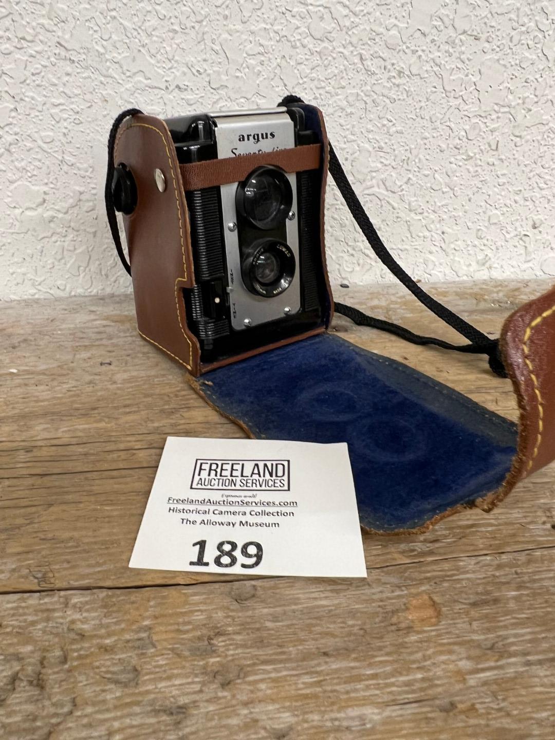 Argus Seventy-Five camera in case