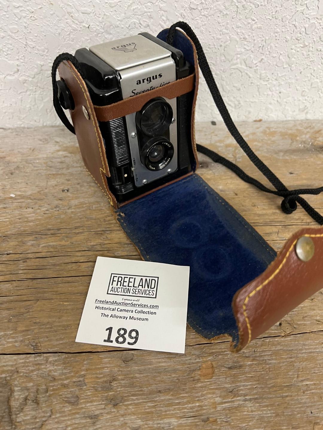 Argus Seventy-Five camera in case