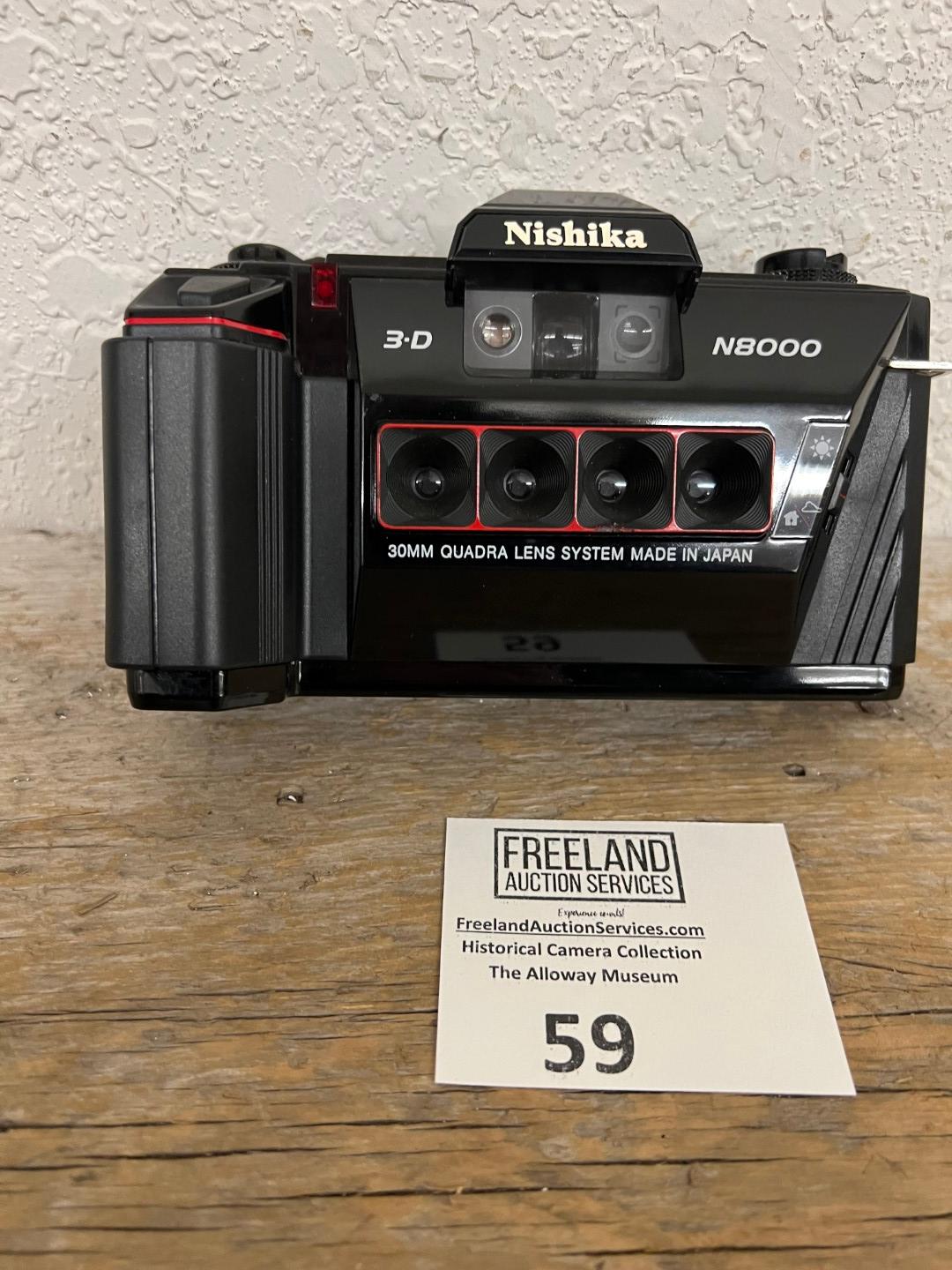 Nishika 3-D N8000 30mm quadra lens system Made in Japan camera