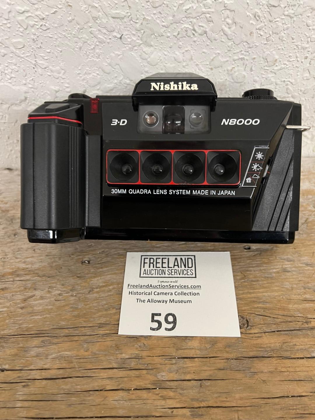Nishika 3-D N8000 30mm quadra lens system Made in Japan camera