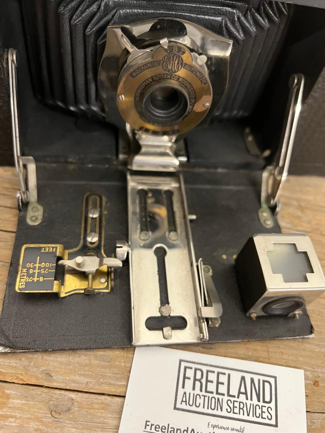 1909 BROWNIE IBT AUTOMATIC Eastman KODAK Co. art deco camera