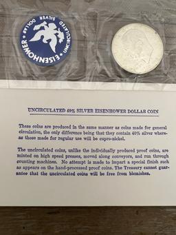 1971 Eisenhower Uncirculated SILVER DOLLAR Proof