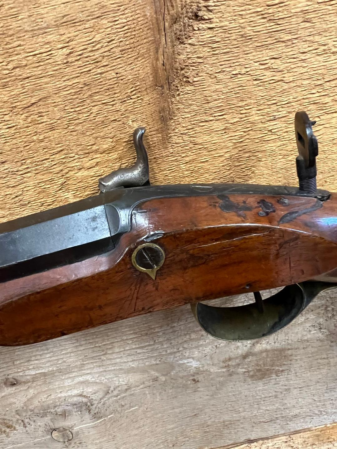 William Billinghurst ½ Stock Walnut  Percussion 44 Cal. 47” Target Rifle