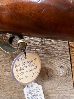 William Billinghurst ½ Stock Walnut  Percussion 44 Cal. 47” Target Rifle