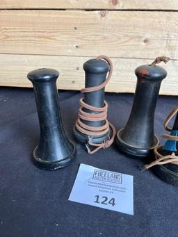 FOUR Antique Telephone receivers for your restoration projects