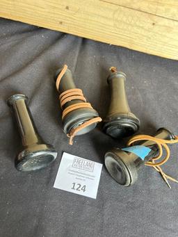 FOUR Antique Telephone receivers for your restoration projects
