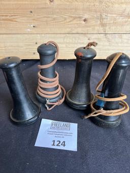 FOUR Antique Telephone receivers for your restoration projects