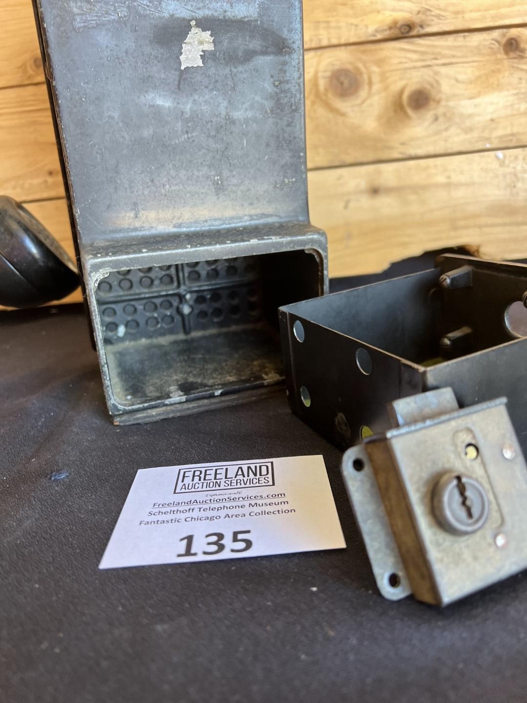Gray PayStation model 24 multi-coin portable early 1900s payphone