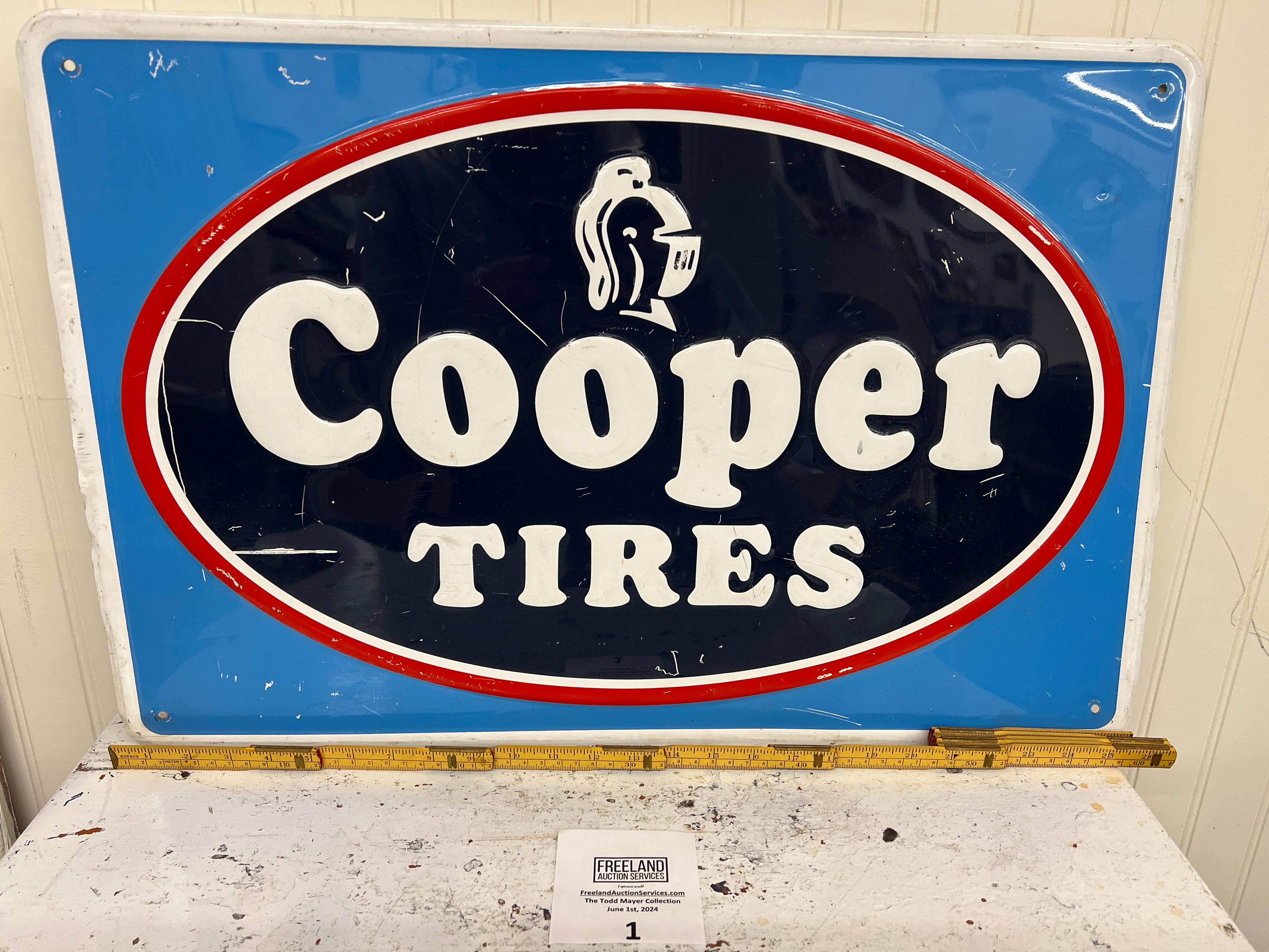 Cooper Tires SCIOTO SIGNS Kenton, OH Advertising Metal Sign