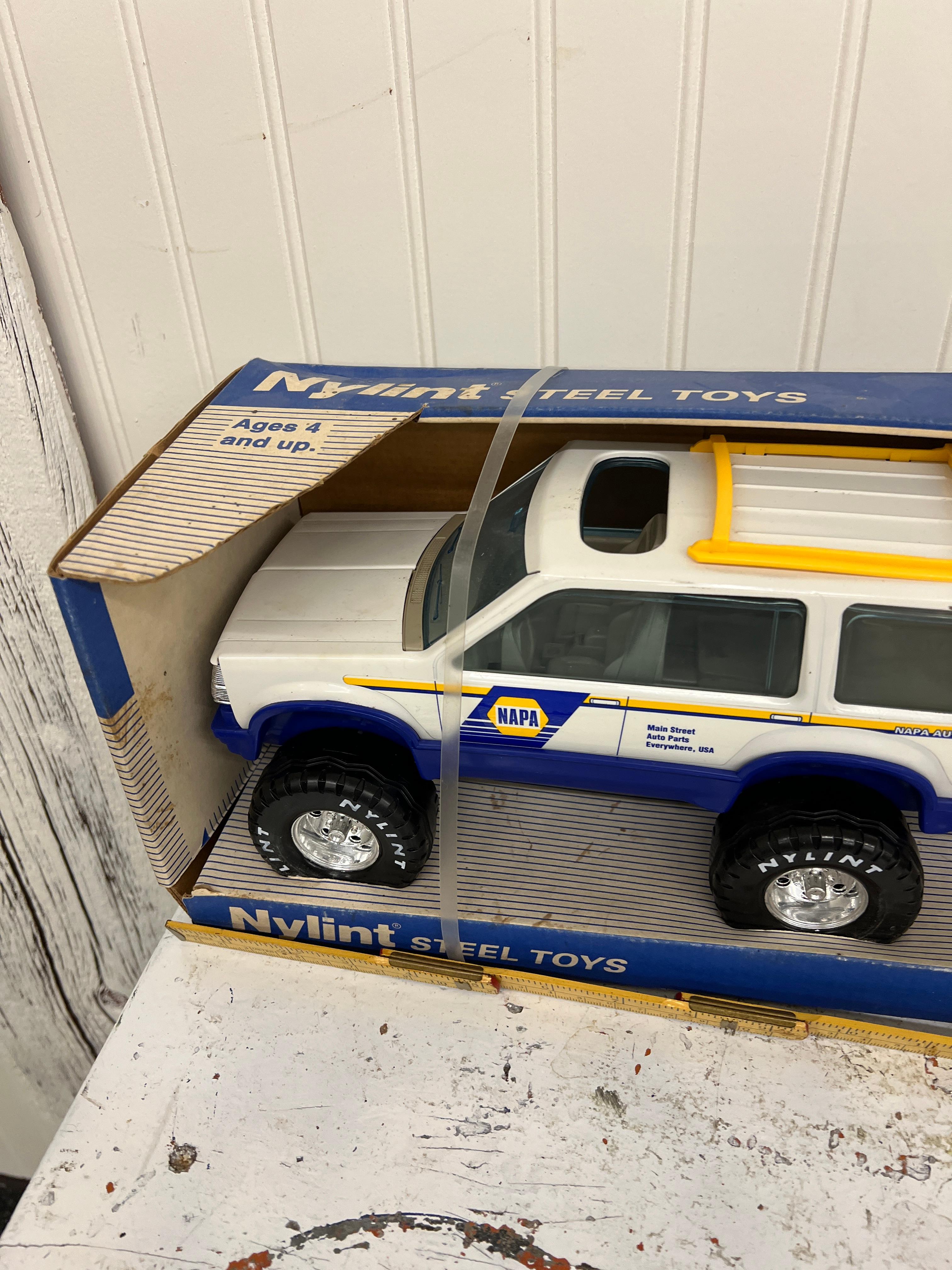1980s Nylint NAPA 4X4 Power Prop Combo Steel Toys in original factory box