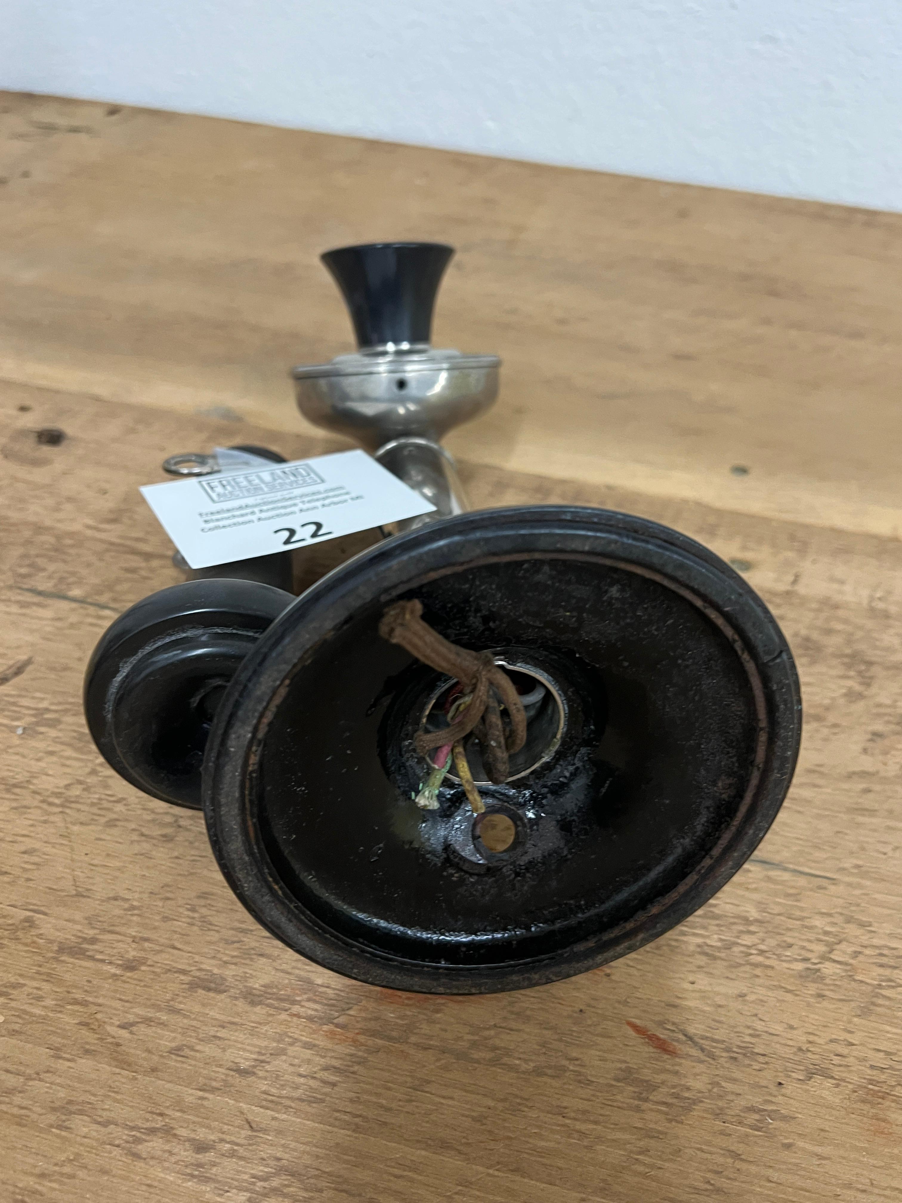 North Electric 1903 nickel candlestick telephone with THICK Shaft