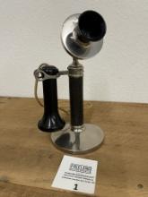 Julius Andrae & Sons Milwaukee WI nickel Candlestick Telephone