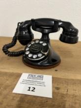Western Electric B1 model 102 desk telephone with 4H dial and no groove E1 handset