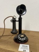 Western Electric dial candlestick telephone with Pony receiver