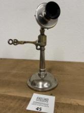 DeVeau nickel tapered shaft candlestick telephone in good condition
