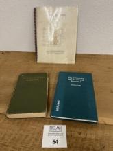 Three antique telephone history books The History of The Telephone and two others