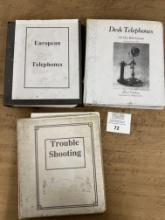 Group of interesting books on historical telephones