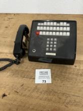 1970s Office pushbutton multi-line desk telephone