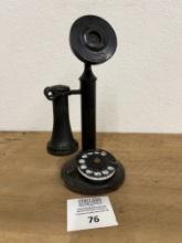 Western Electric 51AL dial candlestick telephone with receiver