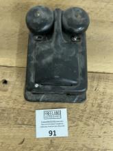 Antique Telephone metal wall extension bell ringer box