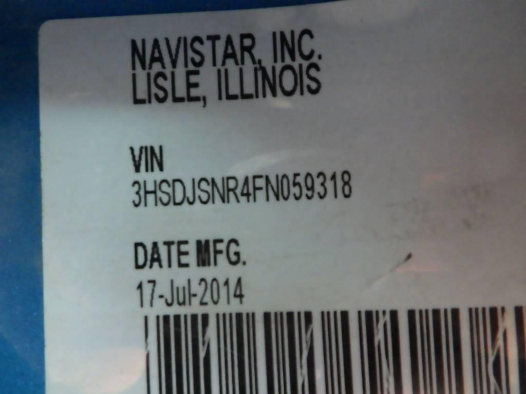 2015 INTERNATIONAL ProStar+122