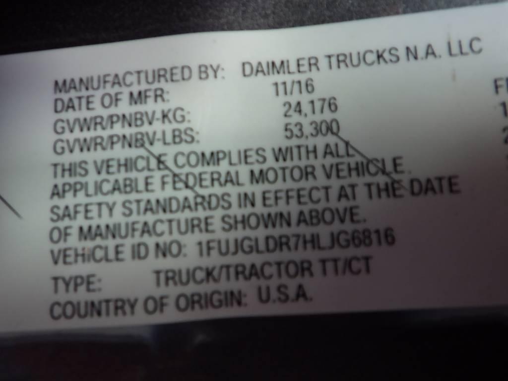 2017 FREIGHTLINER Cascadia125 Evolution