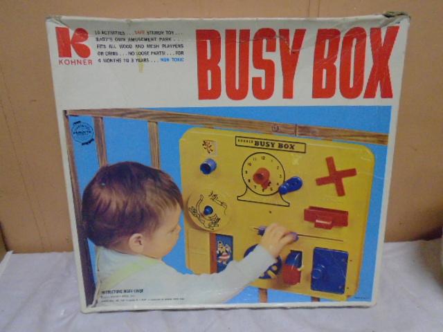 Vintage Kohner Busy Box