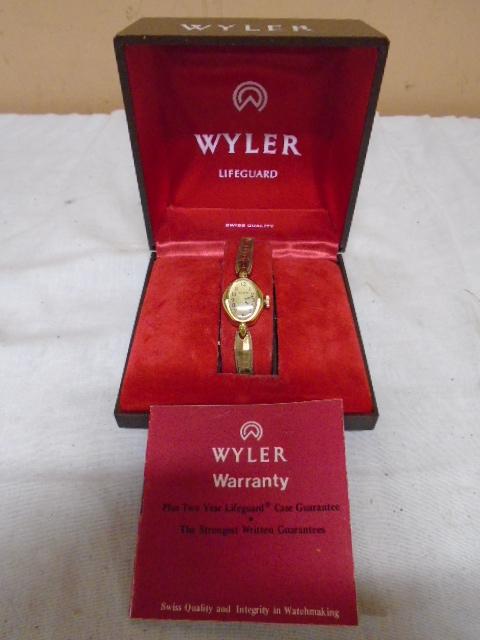 Ladies Wyler Swiss Quality Wrist Watch in Original Box