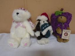 3 Small Boyd's Bears